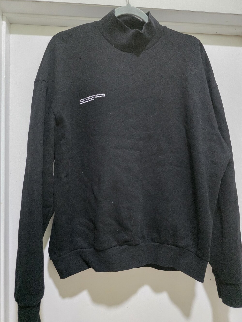 Panagia Men'a Sweatshirt Black Ans White Pull Over Medium